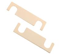 CVUTOVO 1 Pair Speaker Terminal Bridge Plates Copper Straight 4-position Binding Post Connector with Smooth Flat Contact Surface Reliable Performance for Professional Audio Systems