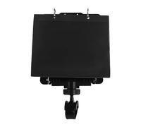 CVUTOVO 1 Set Sheet Music Binder for Clarinet Marching Band - Black Portable Clarinet Lyre with Sheet Music Folder - Trumpet & Snare Drum Marching Band Lyre