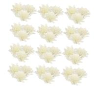 CVUTOVO 100Pcs Chrysanthemum Aromatherapy Accessories Pe Diffuser Flowers for Essential Oils Quick Absorption Fragrance Release Decorative Aroma Flowers for Home Decor