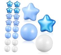 CVUTOVO 100pcs for Plastic Star and Shapes Lightweight Play for Fine Motor Skill Development Safe Ocean Themed Party Decoration