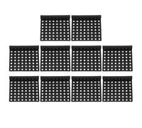 CVUTOVO 10pcs Aquarium Filter Baffle Plastic Flow Control Panel for Fish Tank External Filter Accessory with Gentle Flow Control and Surface Agitation Reducer for Calm Water Environment