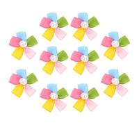 CVUTOVO 10pcs Dog Hair Clips Decorative Pet Hairpins Lightweight Comfortable Wear Polyester Workmanship for Big Event and Daily Life Suitable for Cats and Dogs