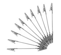 CVUTOVO 10pcs Double Ended Alligator Clips Photo Display Holders with Metal Clamps for Desktop and Wall Use Versatile Memo Picture Frame and DIY Craft Accessories