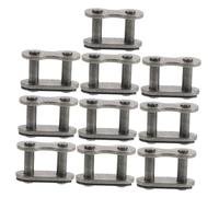 CVUTOVO 10pcs Heavy Duty Motorcycle Chain Link Couplers Thickened Chain Connectors for Strength and Stability Fasteners for Rough Roads Easy Installation Replacements