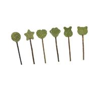 CVUTOVO 10Pcs Natural Catnip Lollipop Sticks Kitten Dental Care Chew for Cats Cat Teasing Treats Mixed Styles to Promote Digestion and Playful Fun