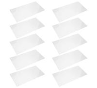CVUTOVO 10pcs Pet Cage Board Plastic Liner Rabbit Hamster Cage Side Guard Splash Urine Protection Small Animal Habitat Lining