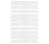 CVUTOVO 10Pcs Plastic Anti-Cat Thorn Mat Spike Pad for Garden Outdoor Use, Portable Cat Deterrent Scat Mat Suitable for Indoor and Outdoor Pet Repellent