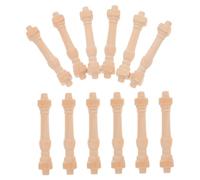 CVUTOVO 12 Pcs Mini Pillars for Dollhouse Decor Realistic Miniature for Creative DIY Projects and Unique Layouts Home Decoration and Photography Props