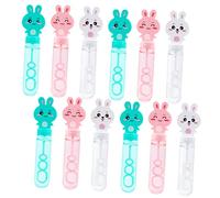 CVUTOVO 12pcs Boys and Girls Bubble Wand Toy Bubble Blowing for Boys Girls Portable Plaything Marking Sticks Random Color