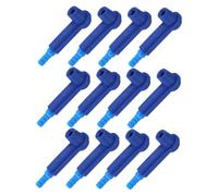 CVUTOVO 12pcs Brake Fluid Exchange Adapters with Abs Connectors for Pneumatic Brake Bleeder Leakproof Heavy Duty Replacement Kit for Accurate Fluid Extraction in Home and Garage Use