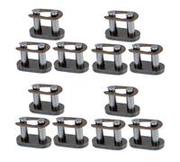 CVUTOVO 12pcs Chain Connecting Link Motorcycle Quick Release Chain Link for Mini Bike Off-road Maintenance Aluminum Alloy Sleek Sturdy Accessories for Mini Bike Enthusiasts