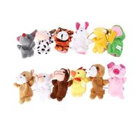 CVUTOVO 12pcs Fingers Puppet Toys Story Telling Puppets for Household Adorable Finger Dolls