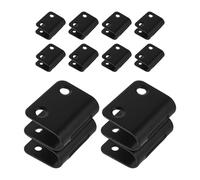 CVUTOVO 12pcs Metal U-shaped Speaker Cabinet Clips for Quick Installation and Wear Resistant Connection Brackets, Suitable for Speaker Setups in Live Concerts and Stage Sound Systems