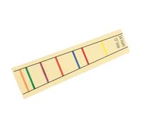 CVUTOVO 13-inch 3/4 Viola Fingerboard Sticker Label Light Yellow Viola Fret Guide Marker for Beginner Students Practicing Finger Position Sticker