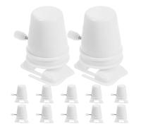 CVUTOVO 15pcs Plastic Clockwork Robot Mechanisms with Windup Movement and Simple Design for DIY Legged Robot, for Family Activities and Pearl Mud Projects