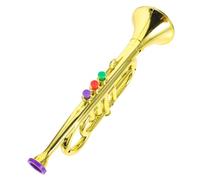CVUTOVO 1Pc Imitation Trumpet for Realistic Stage Performance Prop Musical Instrument for Early Learning and Confidence Material for