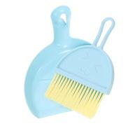 CVUTOVO 1Set Cleaning Broom and Dustpan Hamster Cage Convenient Pet Cleaning Tool Kit for Animals Easy Storage and Practical Use for Guinea Pigs and Other Pets