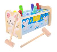 CVUTOVO 1Set Creative Wooden Tapping Game for Interactive Parent Plaything Safe Design Educational Knocking for Early Learning and Fun