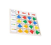 CVUTOVO 1Set Educational Direction and Color Recognition Board Game for Early Learning Develop Intelligence and Observation Skills for Ages