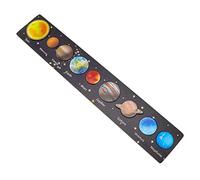 CVUTOVO 1Set Planets Matching Puzzle Interactive Educational for Cognitive Development Solar System Jigsaw for Imagination Creativity Fun Early Learning Game for Boys
