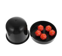 CVUTOVO 1Set Sided Dice with Holder Fun Game Props for Parties Board Games and Family Gatherings and Creative Plaything for Laughter and Joy