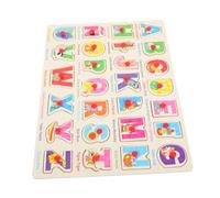 CVUTOVO 1Set Spanish Matching Puzzle Educational Logic Puzzle for Fun Shape Matching Board for Early Learning and Cognitive Development Bright Design