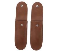 CVUTOVO 2 Pcs 10-hole Harmonica Pu Leather Case Portable Handmade Harmonica Storage Pouch Pressure-resistant Cover Suitable for Travel Performance