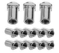 CVUTOVO 20 Pcs M5 Drum Snare Nut Set Metal Drum Cymbal Stand Hardware Spare Parts Instrument Mounting Accessories Replacement