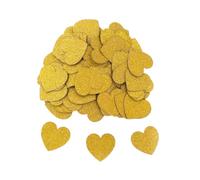 CVUTOVO 200PCS Love Heart Paper Confetti Mini Decorative Party Confetti for Birthdays Weddings and Anniversaries Pink White Golden for Celebrations and Event Decor