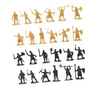 CVUTOVO 200pcs Mini Medieval Soldier Figures Models Tiny People Figurines with Detailed Craftsmanship for Historical Role Playing Home Decoration and Exhibition Display