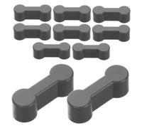 CVUTOVO 20pcs Dog Bone Train Track Connectors Kit for Boys and Girls Plastic Rail Adapter Joiners for Expanding Toy Train Set Compatible Most Toy Railway Tracks