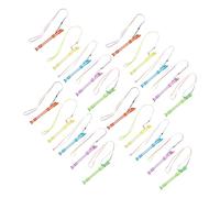 CVUTOVO 20pcs Mini Colorful 6-Hole Recorder Instruments for Boys and Girls Beginner Friendly Wind Musical Toy User-Friendly Design