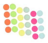 CVUTOVO 24pcs Glow Dark Bouncy Balls Solid Rubber Jumping Balls Party Favors Random Colors Safe Smooth Surface Playtime for Adults Random Color