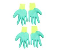 CVUTOVO 2Pairs Hamster Protective Gloves Anti-bite Rubber Pet Training Gloves with Rational Finger Design for Flexible Operation and Animal Handling