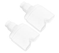 CVUTOVO 2pcs Assist Feeding Bottles with Lids Supplemental Breast Milk Containers Compatible with Multiple Storage Systems Seamless Integration for Newborns and Mothers Easy to Clean