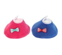 CVUTOVO 2pcs Bird Cone Collar, Elizabethan Collar to Prevent Bites and Licking Wounds, Neck Protector to Stop Biting for Cockatiels Conures Lovebirds