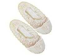 CVUTOVO 2pcs Ceramic Holy Water Font Wall Hanging Decorations Beige Catholic Home Decor for First Communion and Church Wall Versatile Design and Longterm Use