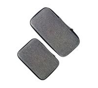 CVUTOVO 2pcs Collar Clip Headset Storage Bag Microphone Bag Portable Storage Case for Outdoor USB Cable Organizer for Earbuds Wired and Music Microphone