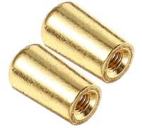 CVUTOVO 2pcs Golden Metal Electric Guitar Toggle Caps 4mm Switch Tip Guitar Accessories for Noise-free Pickup Switching and Enhanced Aesthetic