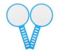 CVUTOVO 2pcs Handheld Dry Erase Board Dry Erase Paddle Blue Foam Board Portable Reusable for Learning and Scoring