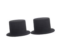 CVUTOVO 2pcs Mini Doll Hats Handcrafted Decorative Miniature Tops for DIY Crafts for Home Decor Classroom Projects Made with Premium for Creative Fun