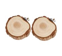 CVUTOVO 2Pcs Natural Parrot Standing Platforms Durable Bird Perch Accessories for Pet Cages for Parrots Squirrels and Hamsters Fun and Engaging
