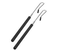 CVUTOVO 2pcs Puppet Arm Control Rods for Hand Puppet Manipulation Flexible Puppetry Control Sticks with Safety Cover Enhancing Realistic Performance and Coordination