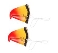 CVUTOVO 2Pcs Realistic Parrot Nose Cosplay Props Lightweight Comfortable Beak Mask for Halloween Bird Fancy Dress Parties Unique Animal Costume Accessory