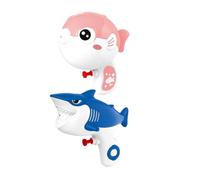 CVUTOVO 2Pcs Shark Pufferfish Water Guns for Easy for Summer Beach Outdoor Water Games Fun Water Soakers