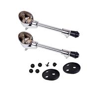 CVUTOVO 2pcs Stainless Steel Bass Drum Legs Bottom Support Stand for Drum Kits Sturdy Suitable for and Percussion Accessories
