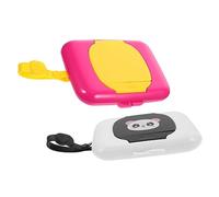 CVUTOVO 2pcs Wet Tissue Holder Portable Wipes Box Dispenser Outdoor Wipes Case for Water Random Style