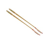 CVUTOVO 2pcs Yangqin Jean Bamboo Dulcimer Accessories Ebony Head, Practical Elastic Skewers for Yangqin Musical Instrument Performance in Folk Music