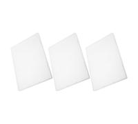 CVUTOVO 3pcs Birth Certificate Storage Boxes Plastic File Organiser with Pp Material for Quick Content Confirmation and Orderly Document Storage, Suitable for Travel and Safe Keeping