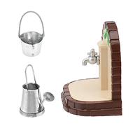 CVUTOVO 3pcs Mini Sprinkler Kettle Bucket Water Toys for Toddlers Galvanised Watering Can
